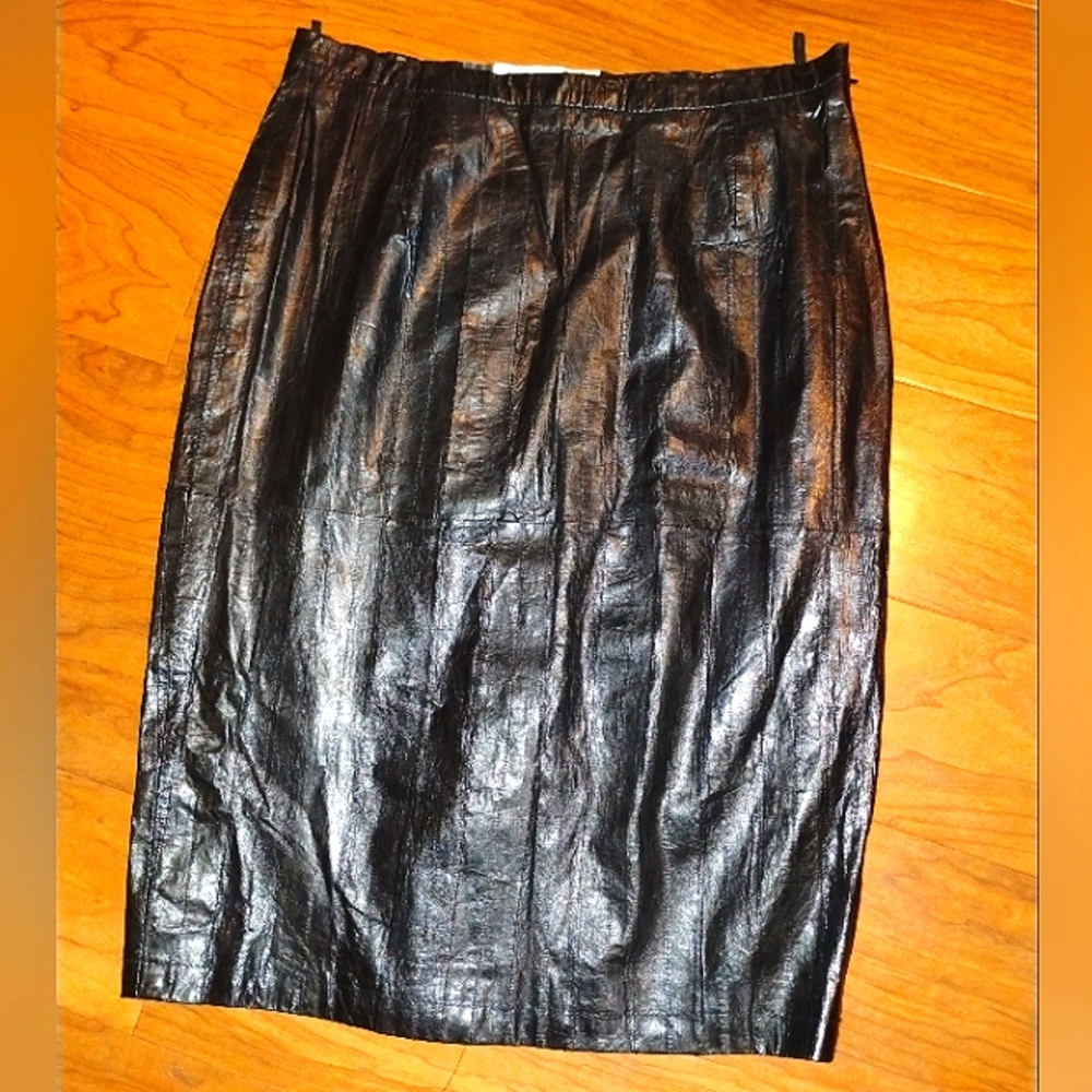 Maxmara Eel Skin Skirt RARE